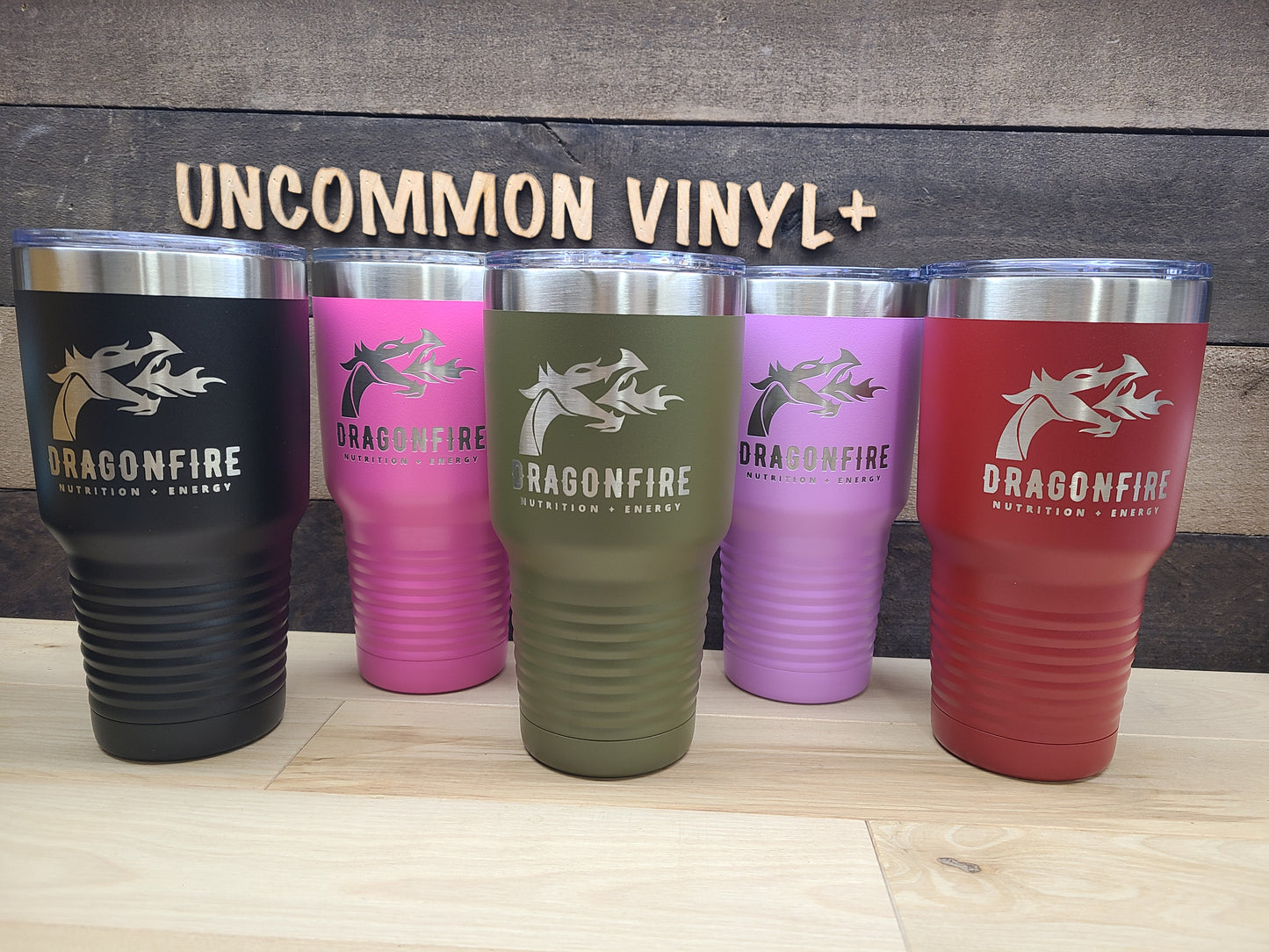 Dragonfire Nutrition Laser Tumbler