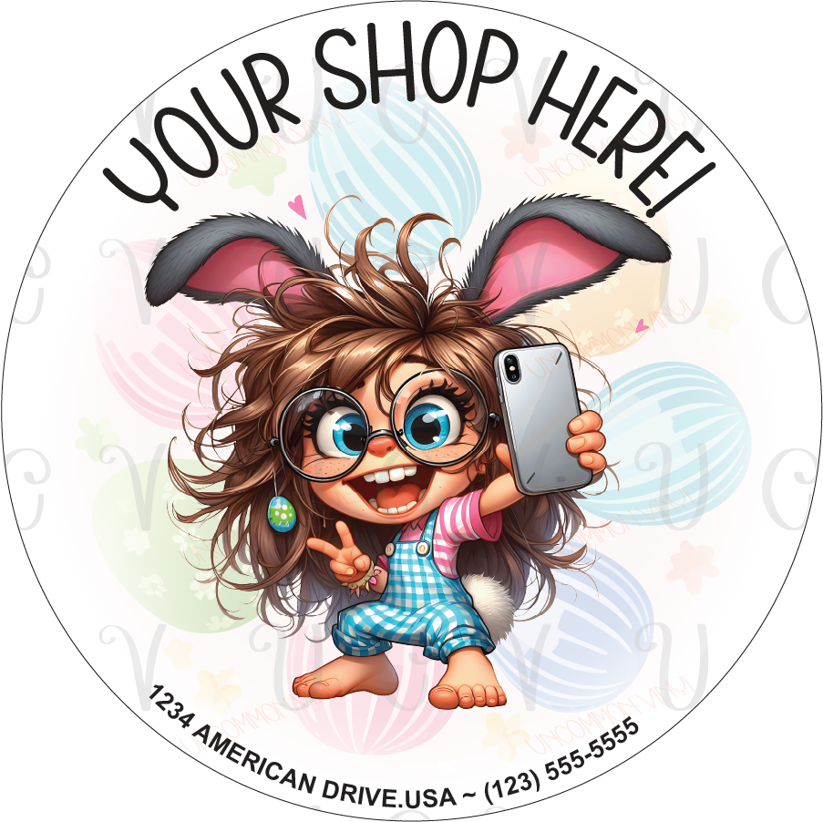 Easter Selfie Sticker