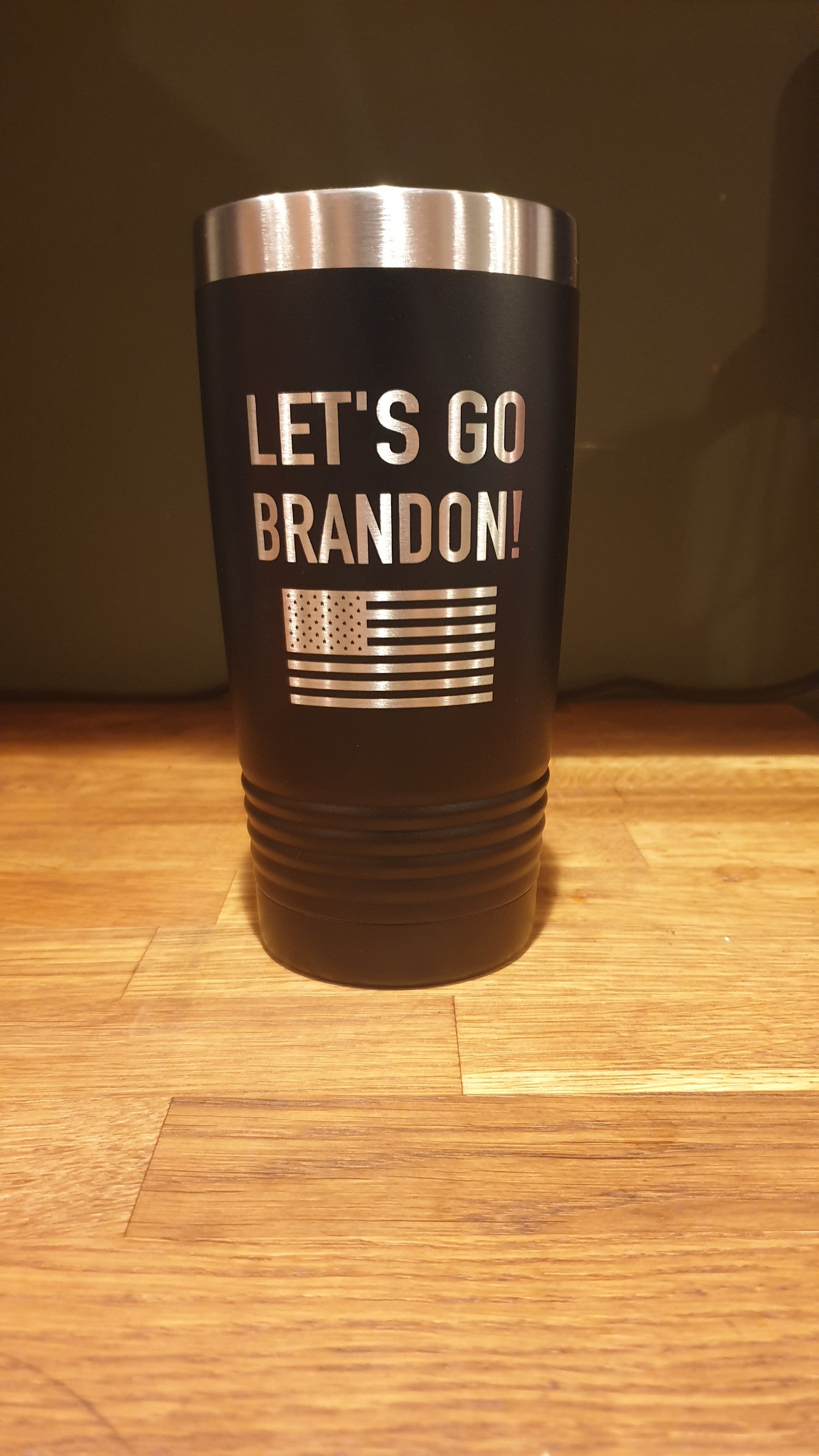 Let's Go Brandon Laser Tumbler