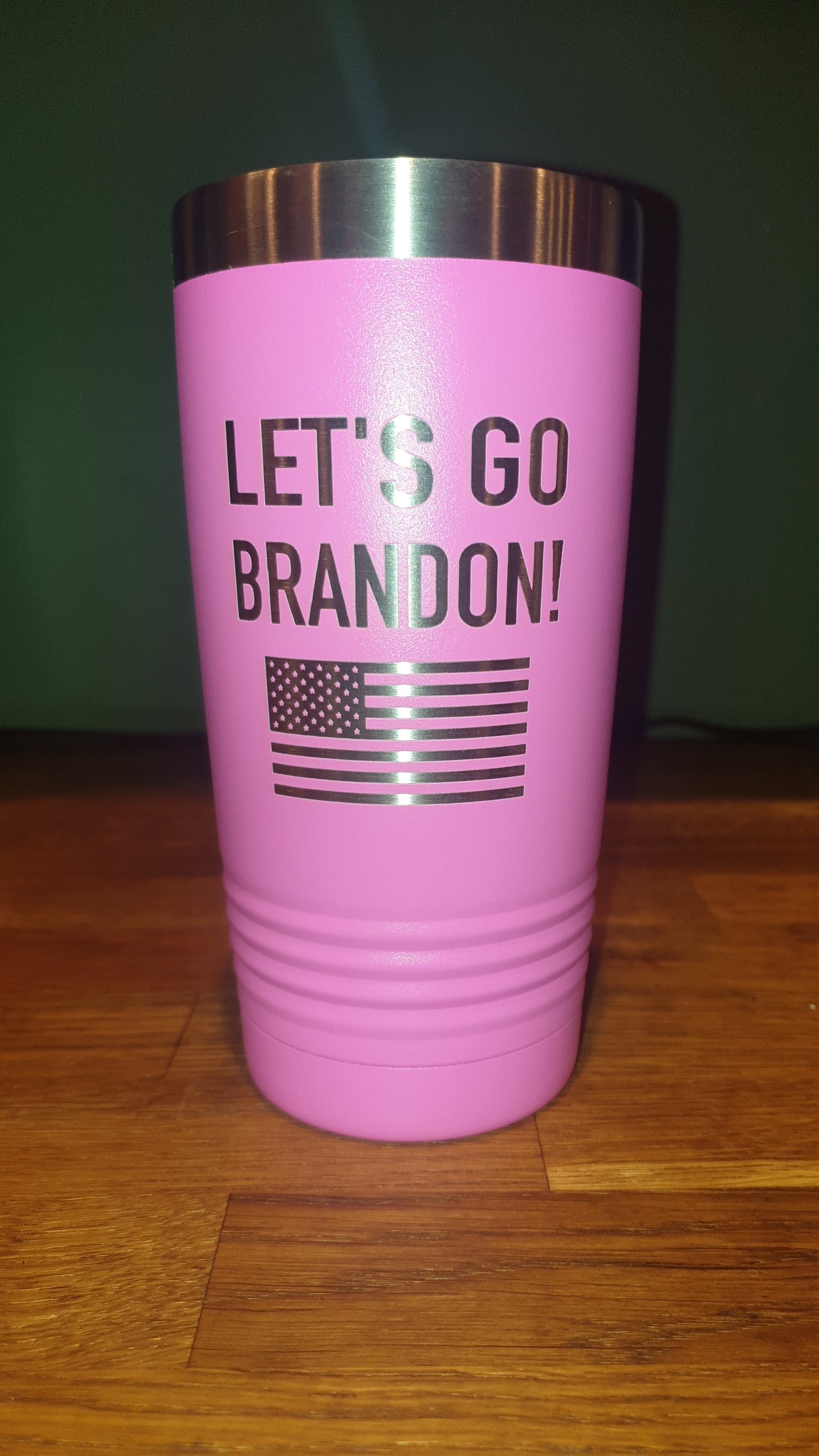 Let's Go Brandon Laser Tumbler