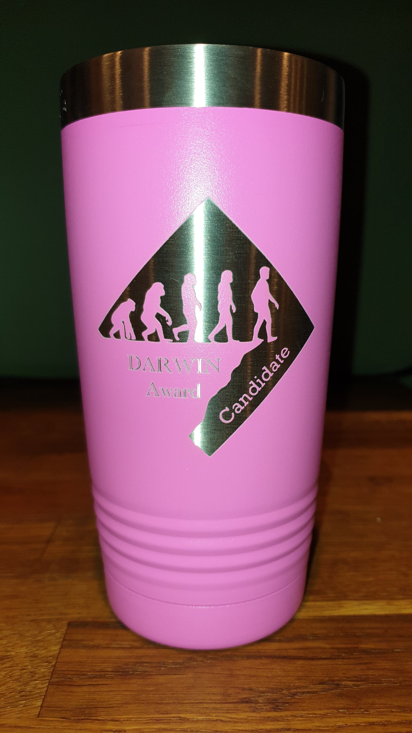 Darwin Award Candidate Laser Tumbler - 20 Ounce
