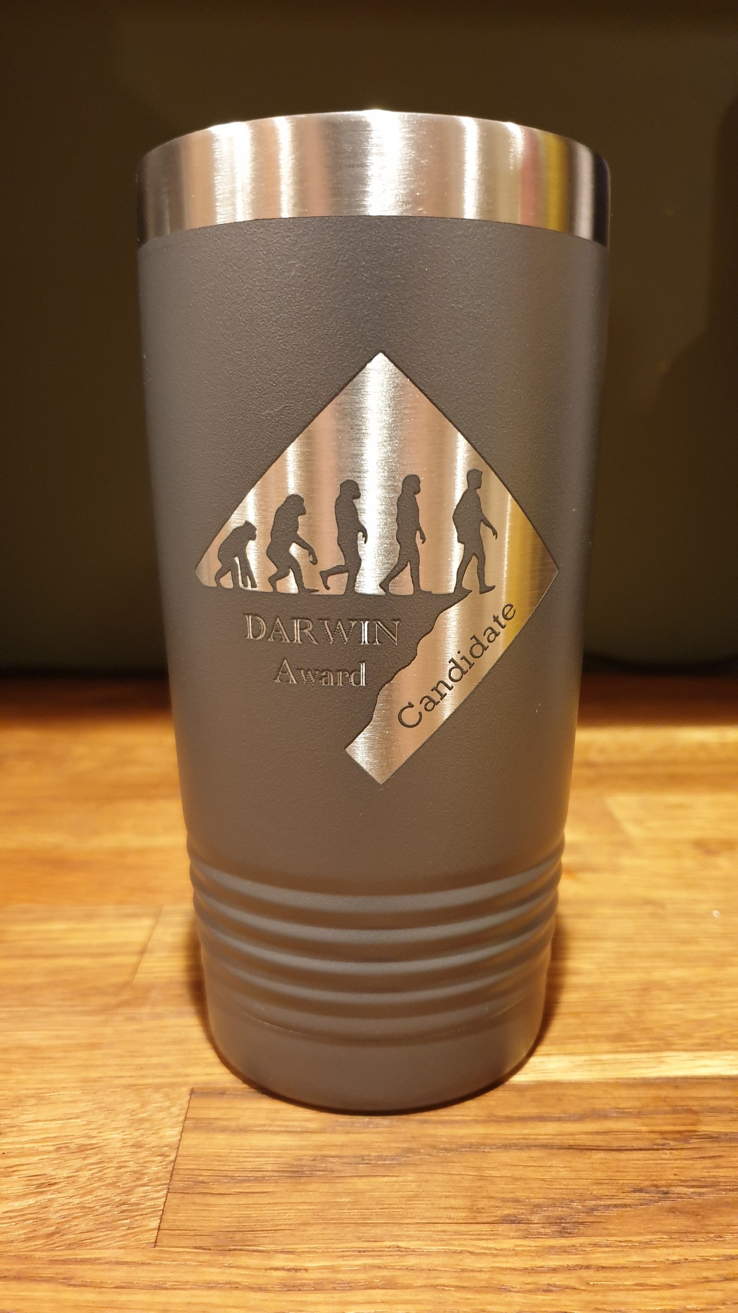 Darwin Award Candidate Laser Tumbler - 20 Ounce
