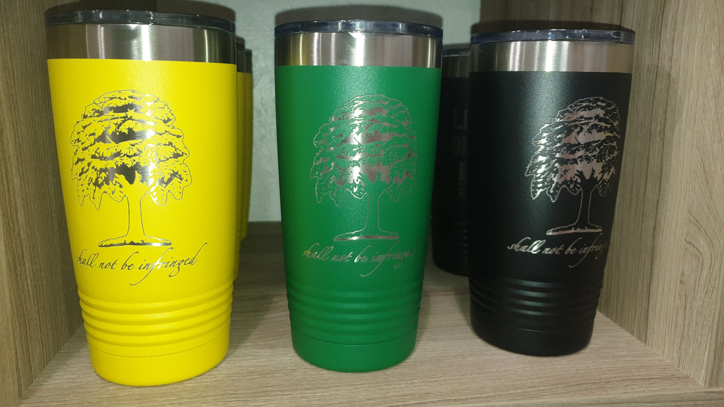 Liberty Tree Laser Tumbler