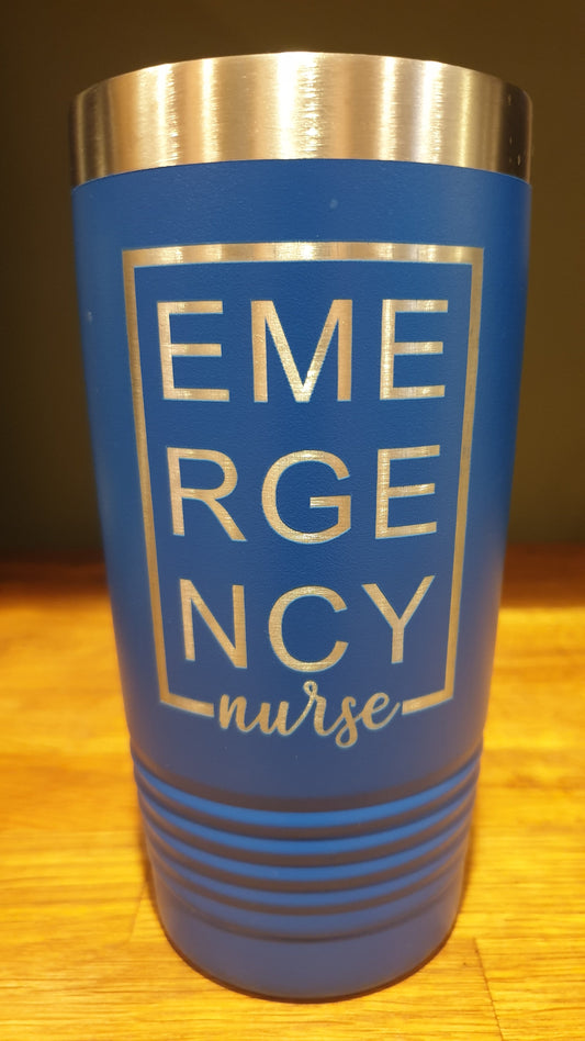 Emergency Nurse Laser Tumbler