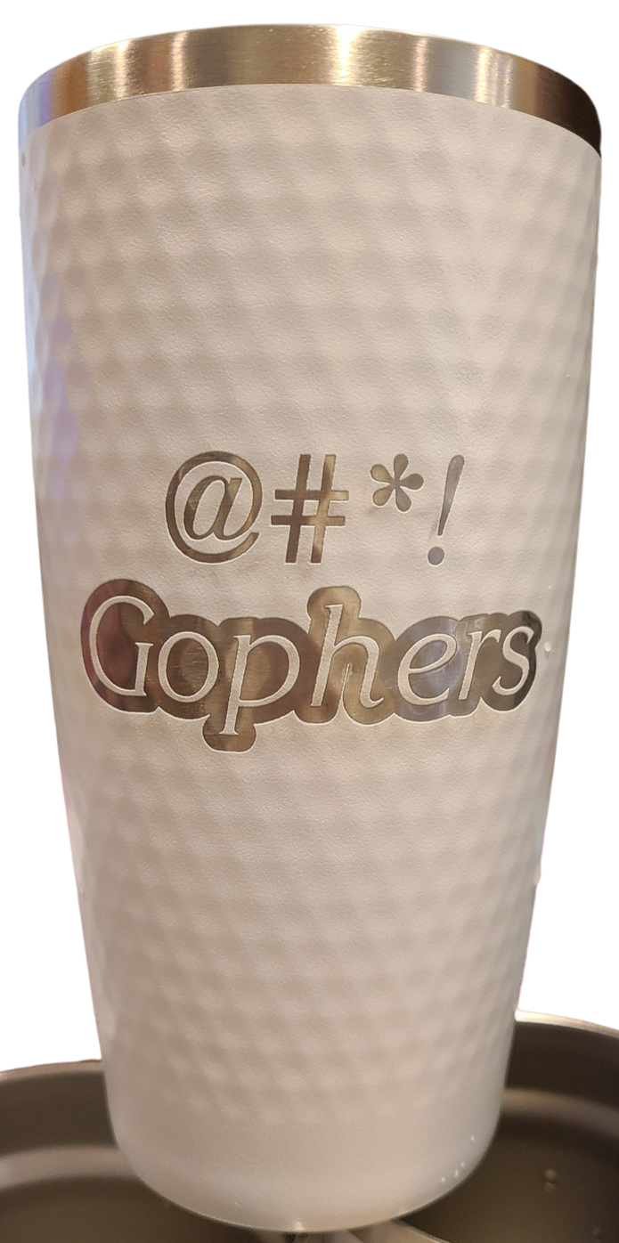 Golf Laser Tumbler