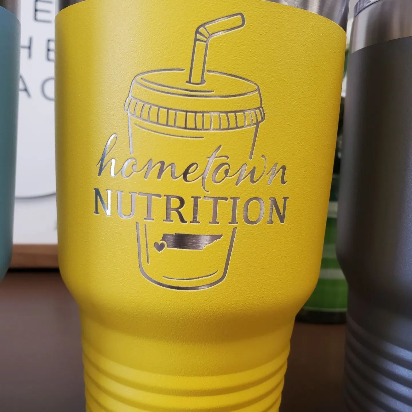 Hometown Nutrition Laser Tumbler