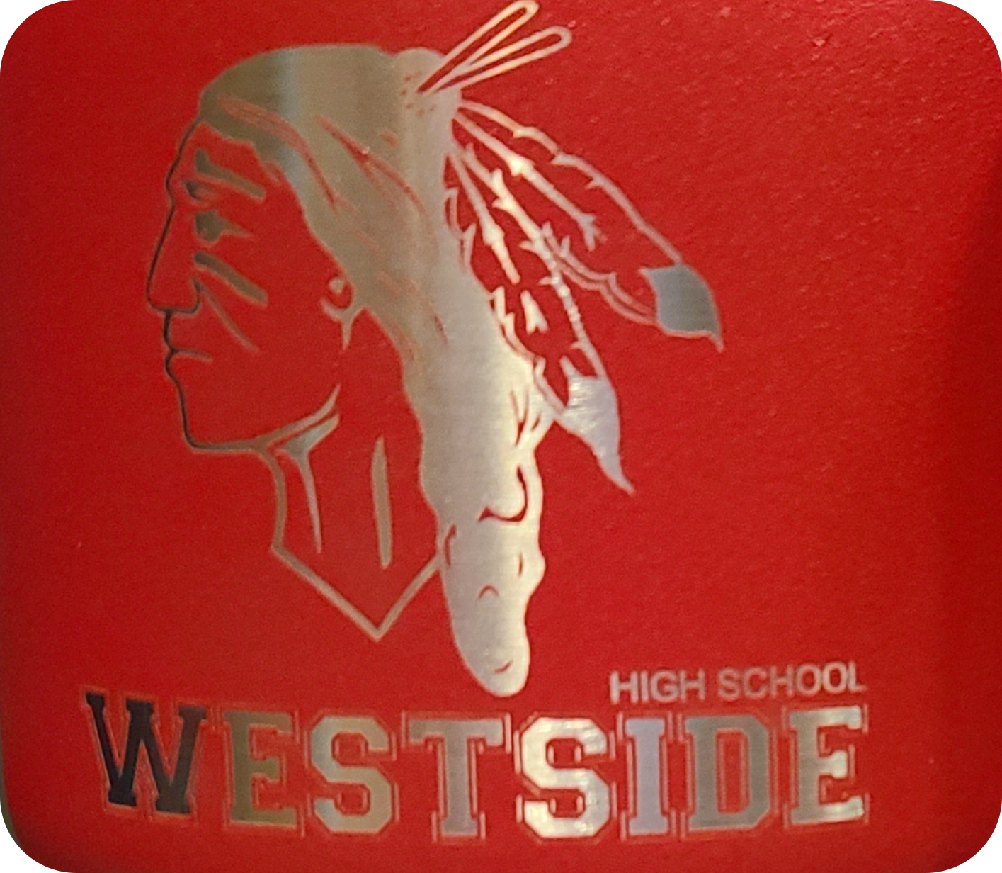 Westside High School Mascot Laser Tumbler