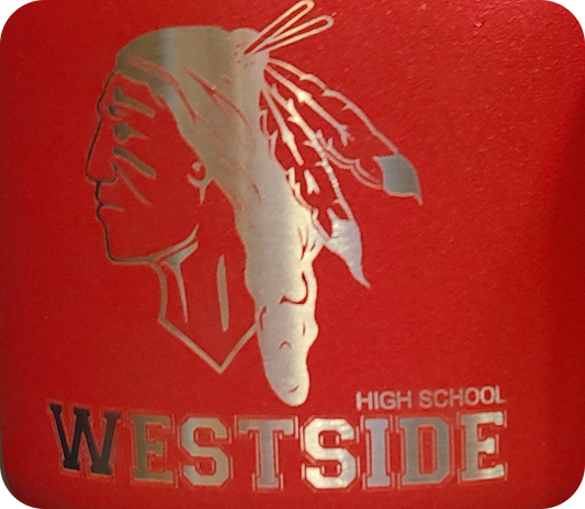 Westside High School Mascot Laser Tumbler