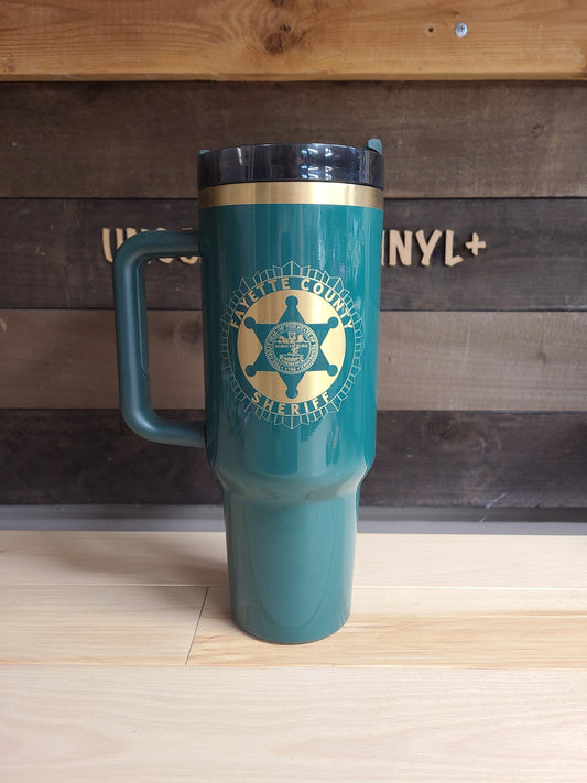 40 oz Tumbler w/ Logo