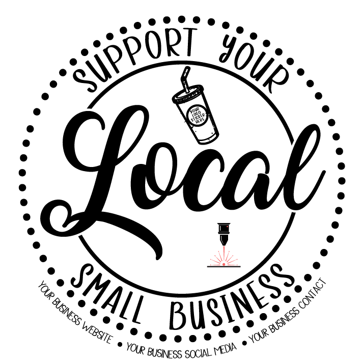 Support Local Business Sticker