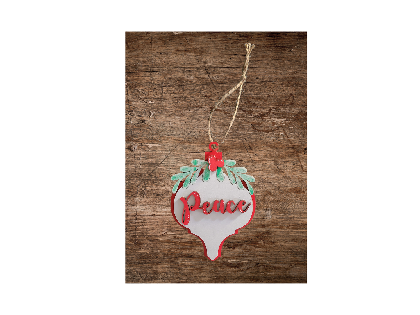 Farmhouse Christmas Ornaments