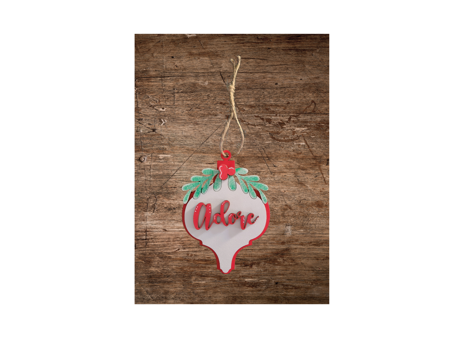 Farmhouse Christmas Ornaments