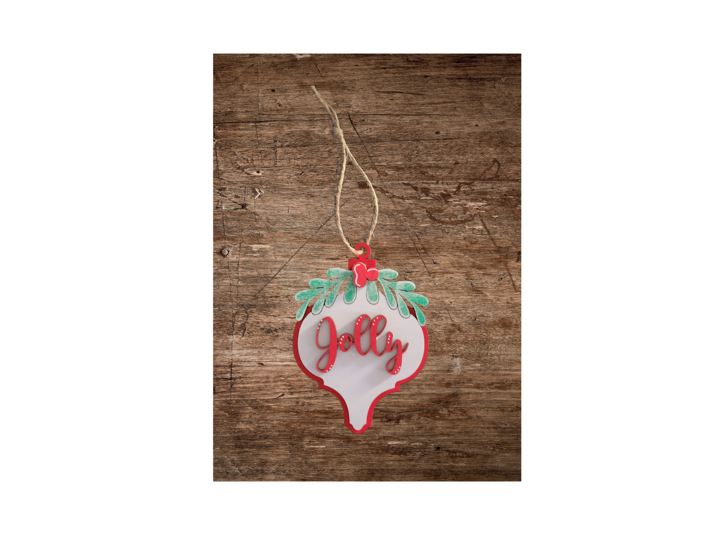 Farmhouse Christmas Ornaments