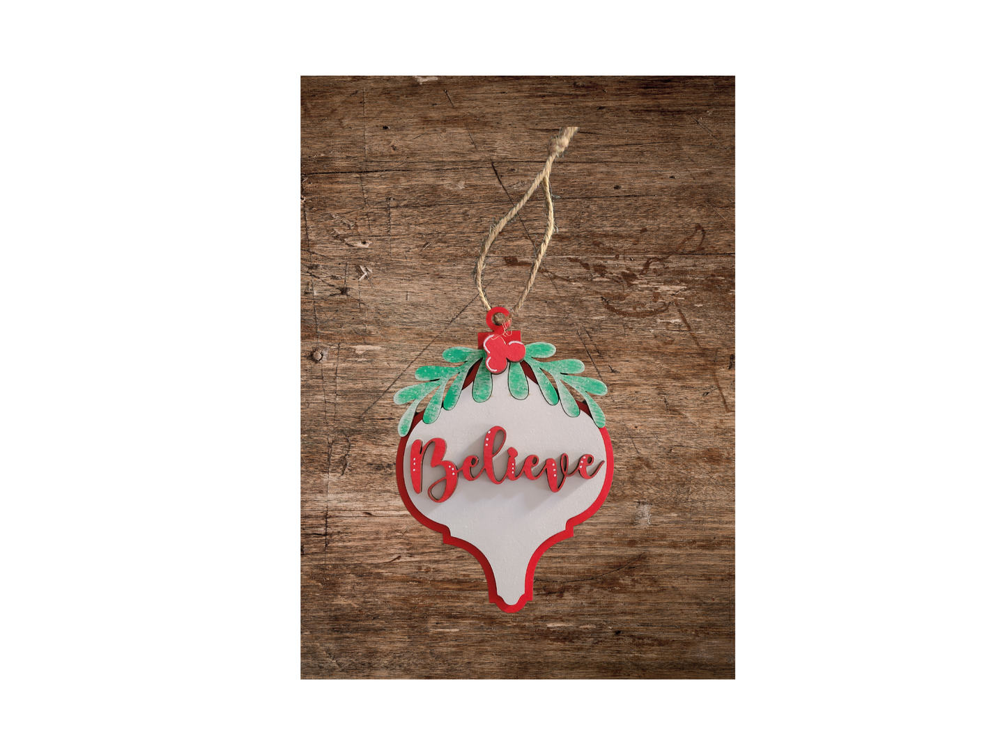 Farmhouse Christmas Ornaments