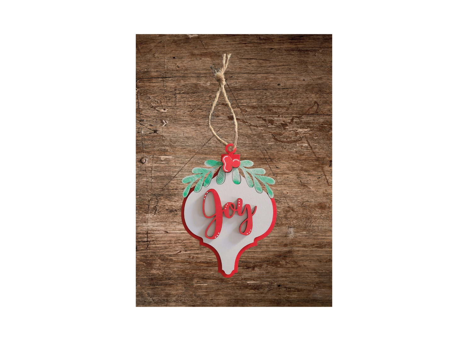 Farmhouse Christmas Ornaments