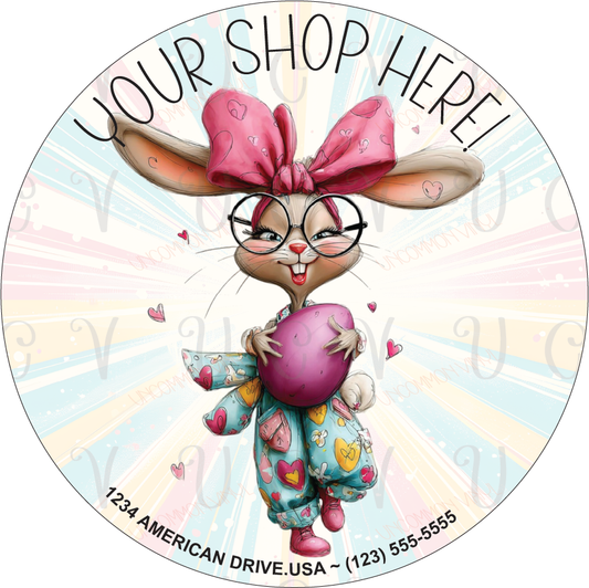 Easter Starburst Sticker