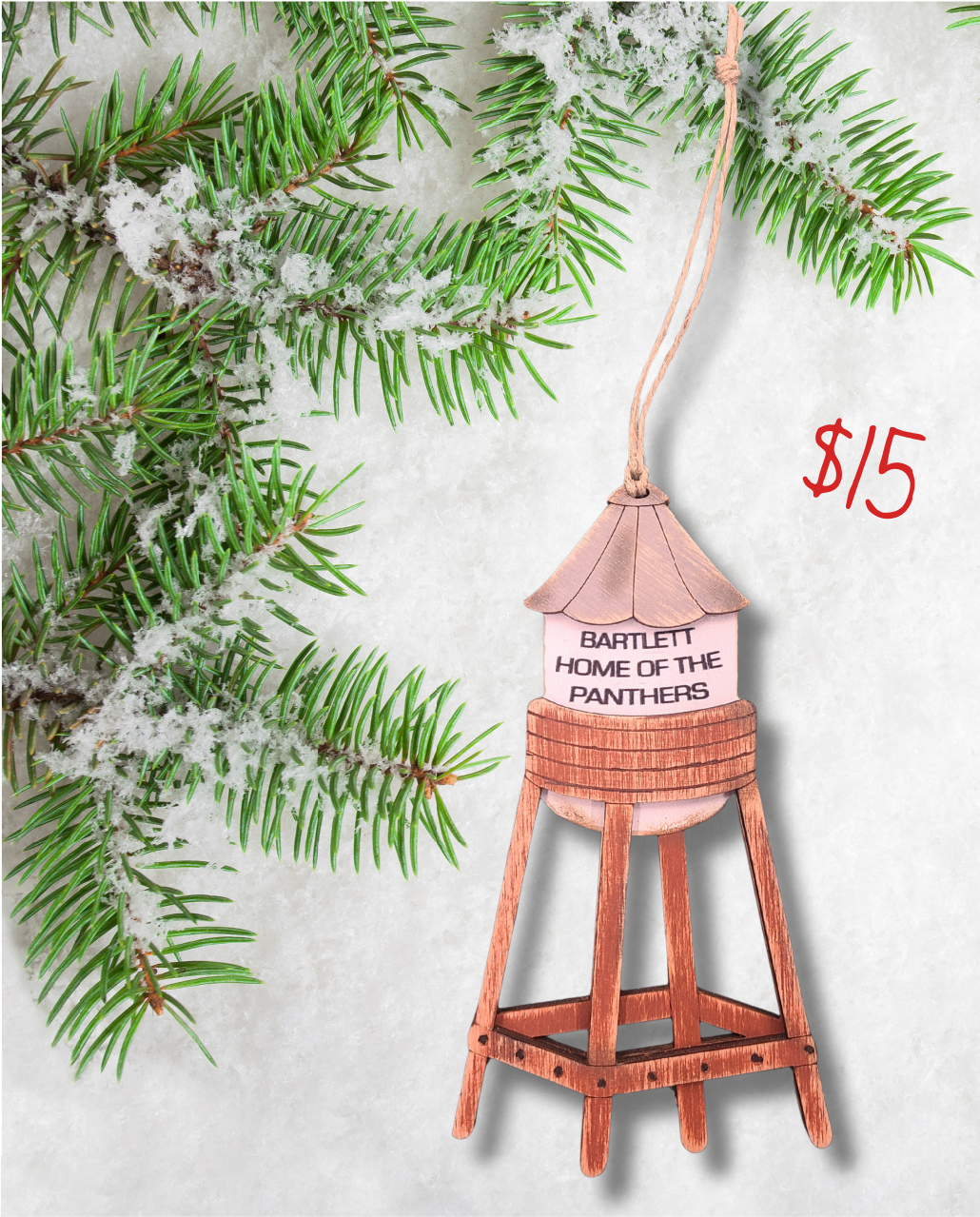 Home Town Water Tower Ornament