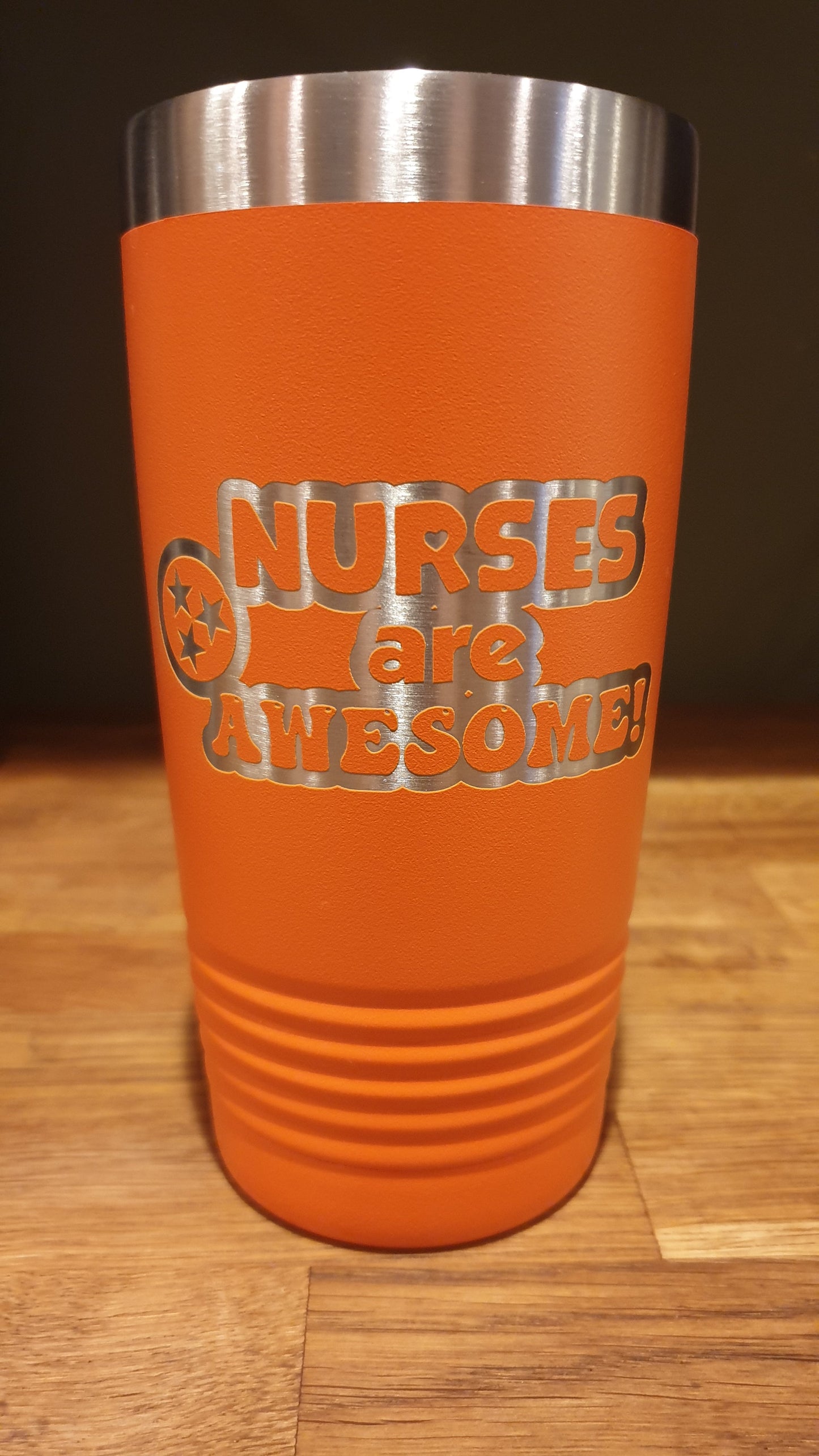 TN Nurses Are Awesome Laser Tumbler