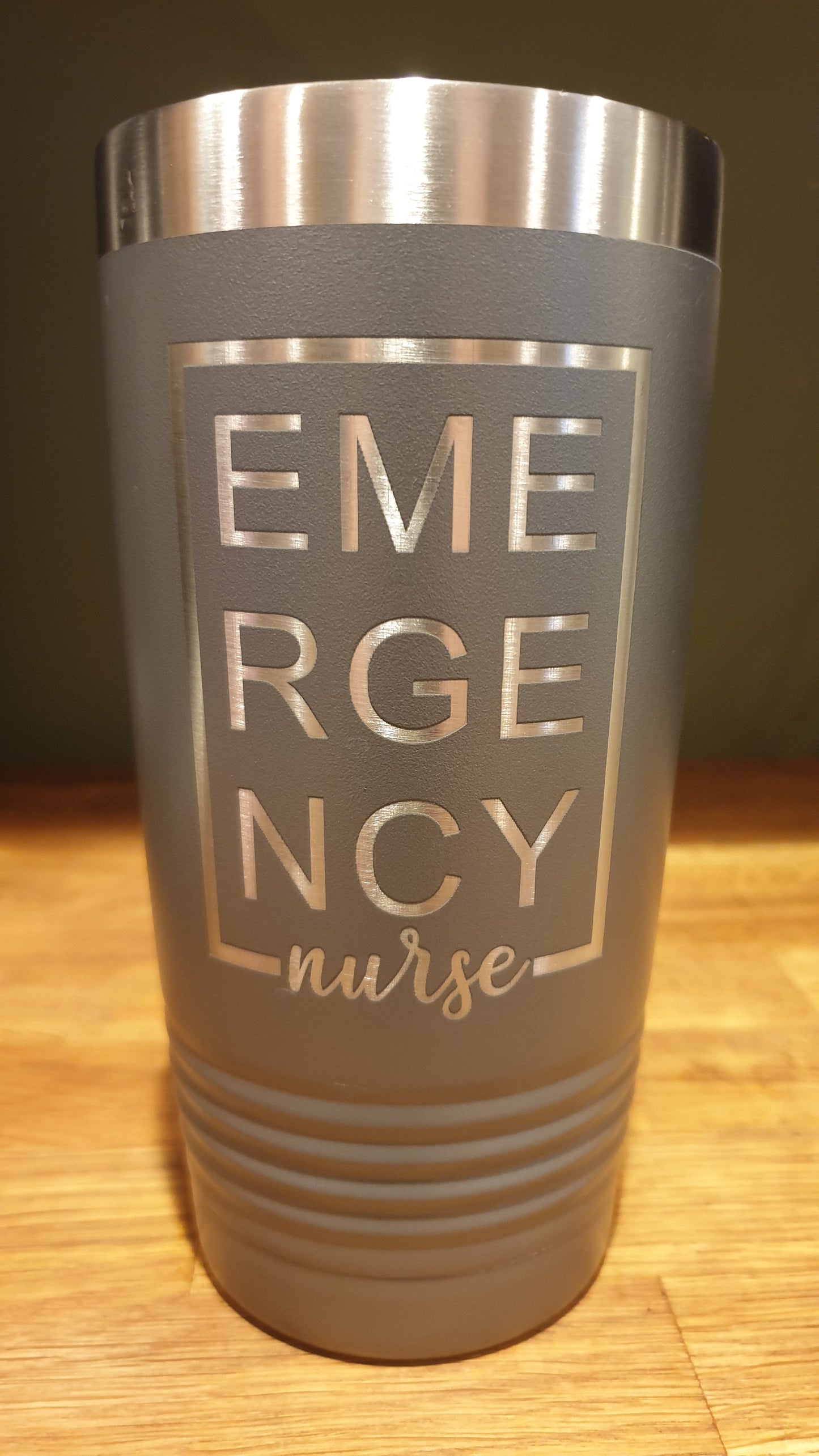 Emergency Nurse Laser Tumbler