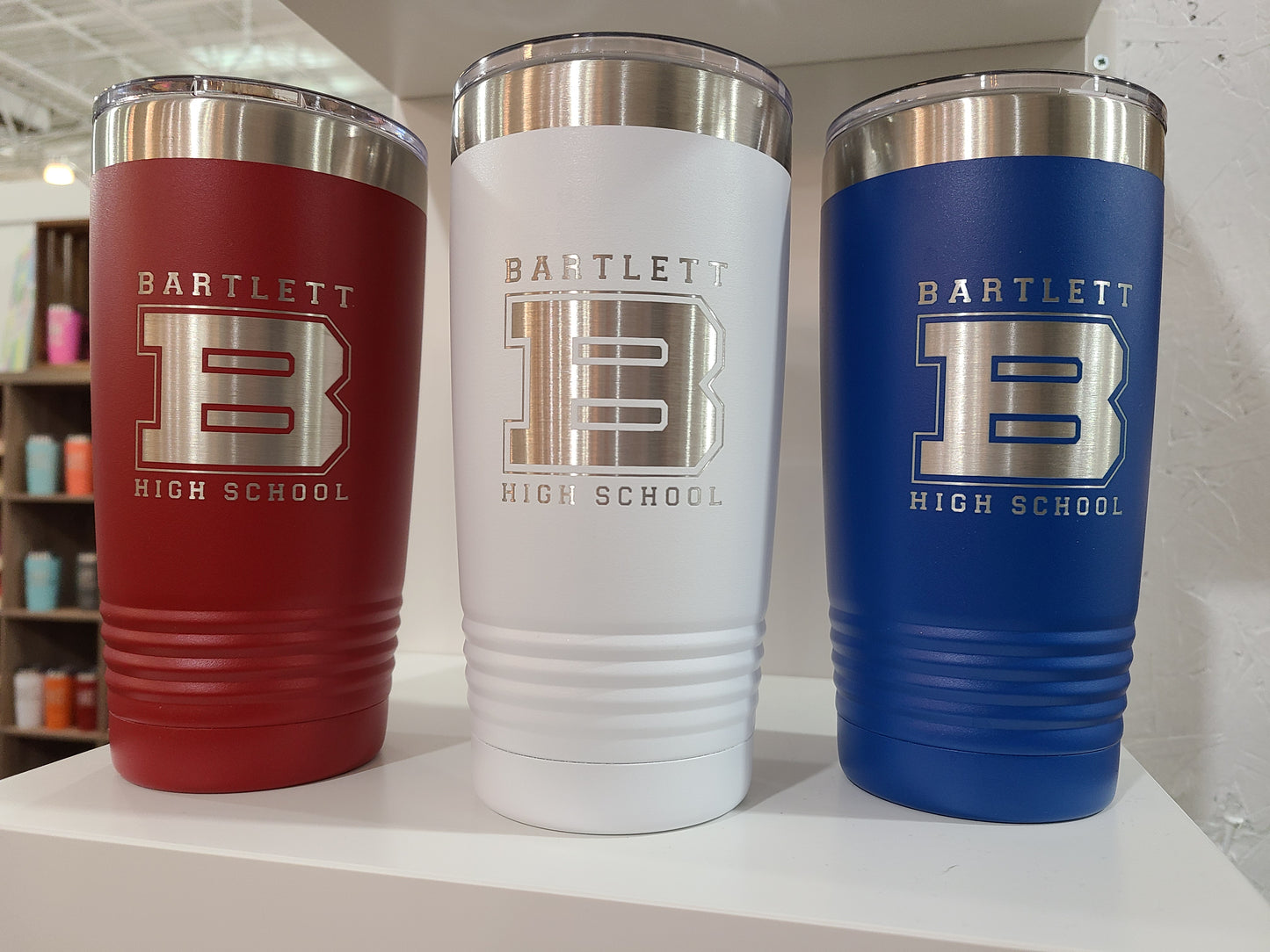 Bartlett High School Laser Tumbler