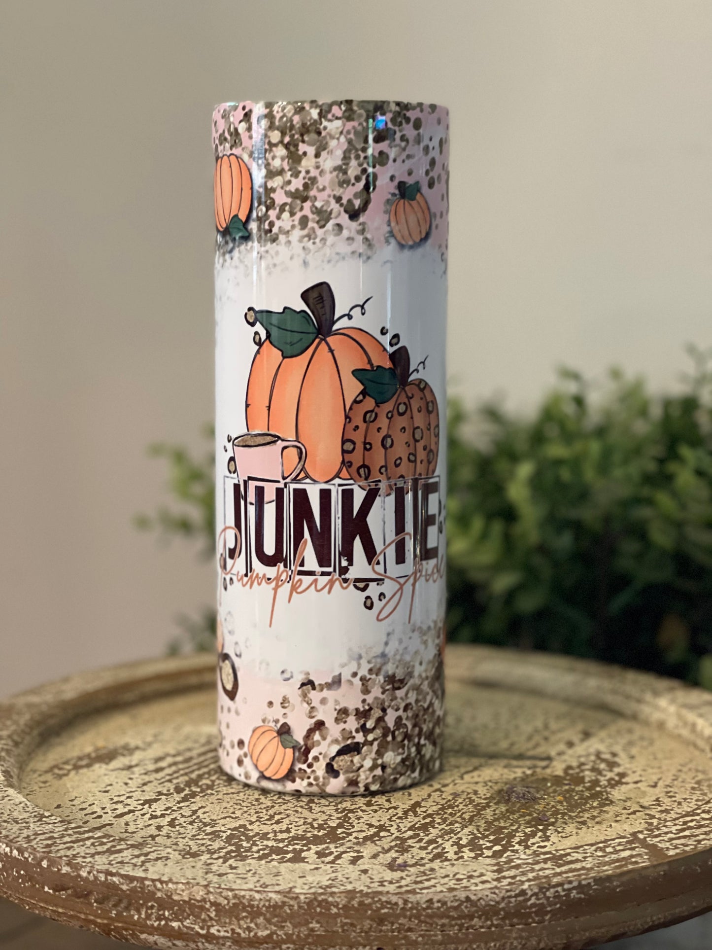 Pumpkin spice tumbler