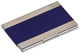 Custom Lazered Stainless Steel Business Card Holder