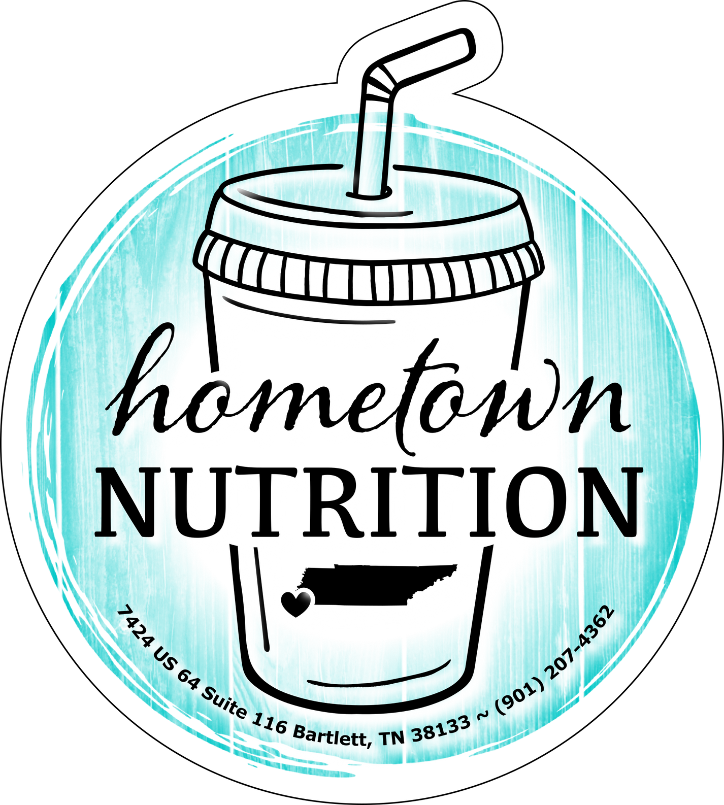 Custom Sticker for Hometown Nutrition Vinyl